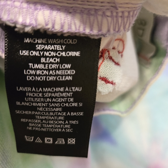 BDG Urban Outfitters Floral Tie Dye Cowboy Jeans In 28x27 Straight Leg - Picture 10 of 15